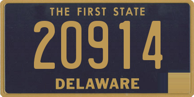 DE license plate 20914