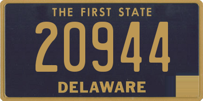 DE license plate 20944