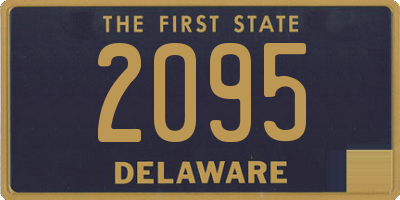 DE license plate 2095