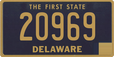 DE license plate 20969