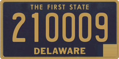 DE license plate 210009