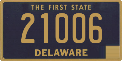 DE license plate 21006