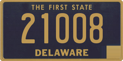 DE license plate 21008