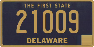 DE license plate 21009