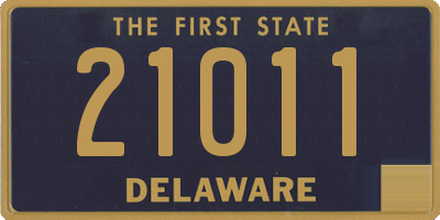 DE license plate 21011