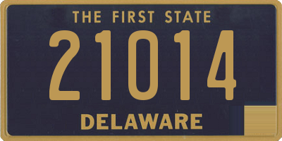 DE license plate 21014