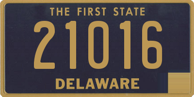 DE license plate 21016