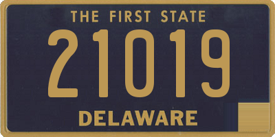 DE license plate 21019