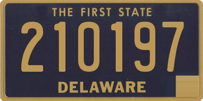 DE license plate 210197