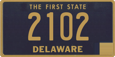 DE license plate 2102