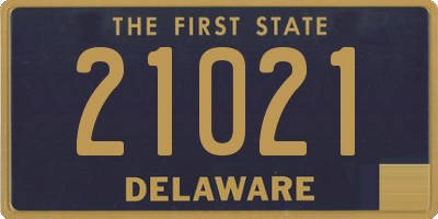 DE license plate 21021