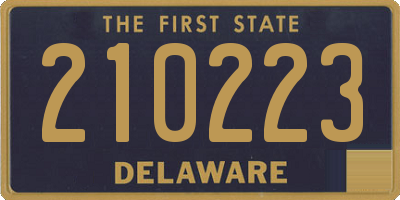 DE license plate 210223