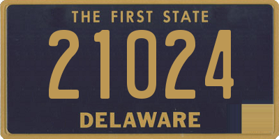 DE license plate 21024