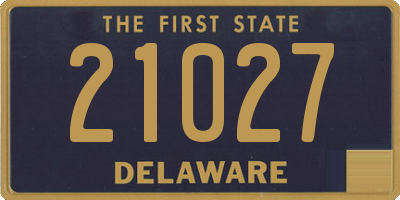 DE license plate 21027