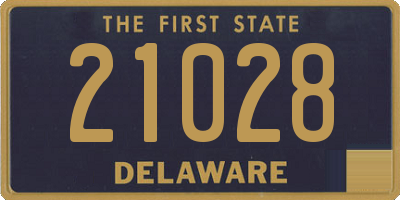 DE license plate 21028