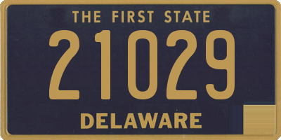 DE license plate 21029