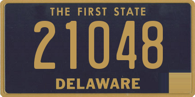 DE license plate 21048