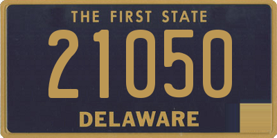 DE license plate 21050