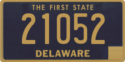 DE license plate 21052