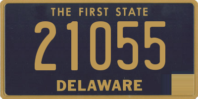 DE license plate 21055