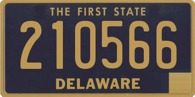 DE license plate 210566