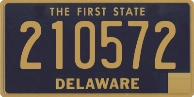 DE license plate 210572