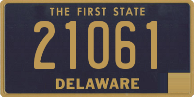 DE license plate 21061