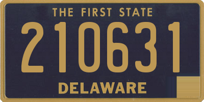 DE license plate 210631