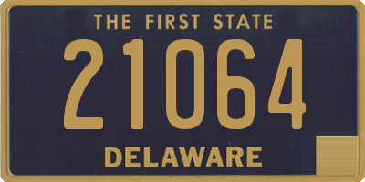 DE license plate 21064