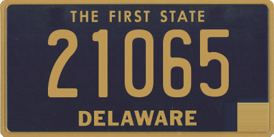 DE license plate 21065