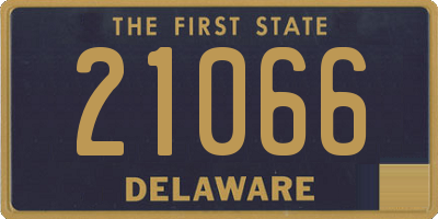 DE license plate 21066