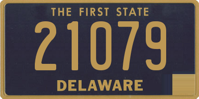 DE license plate 21079