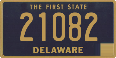 DE license plate 21082