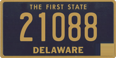 DE license plate 21088