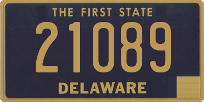 DE license plate 21089