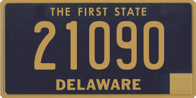 DE license plate 21090