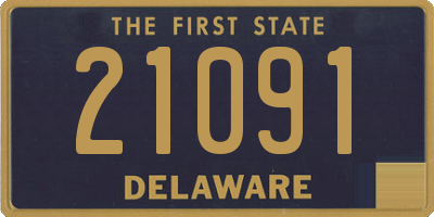 DE license plate 21091