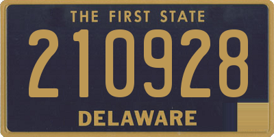 DE license plate 210928