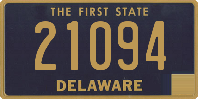 DE license plate 21094