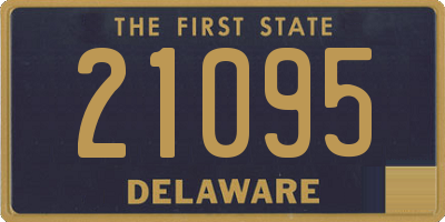 DE license plate 21095