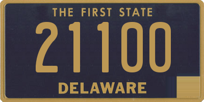 DE license plate 21100