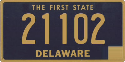 DE license plate 21102