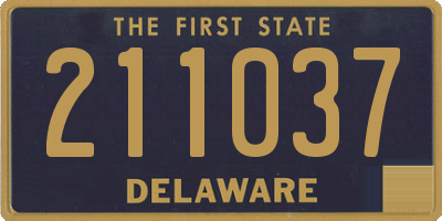 DE license plate 211037