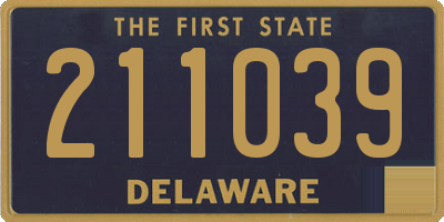 DE license plate 211039