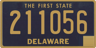 DE license plate 211056