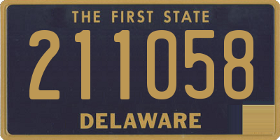 DE license plate 211058