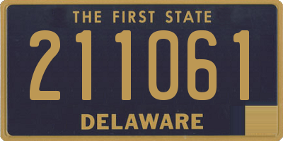 DE license plate 211061