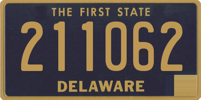 DE license plate 211062