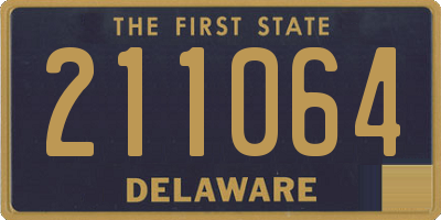 DE license plate 211064