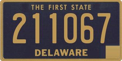 DE license plate 211067